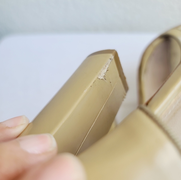 Chloe Elegant Beige Strappy Heels - Picture 7 of 7